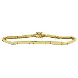 Pulseira de Ouro 18k Bracelete com 9,4g e 4,5mm - J061017439-4 - RDJ Joias