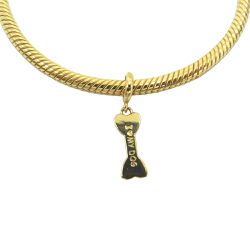 Pingente de ouro 18k Ossinho de Cão Pandora - j06104338 - RDJ Joias