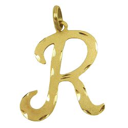 Pingente de Letra em Ouro 18K - J11400050 - RDJ Joias