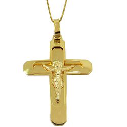 Pingente de Ouro Crucifixo - J18000541 - RDJ Joias