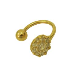 Piercing Flor em Ouro 18k 0,750 com Zircônias - J18400693 - RDJ Joias
