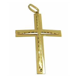 Pingente Crucifixo Grande em Ouro 18k 0,750 - J18400724 - RDJ Joias