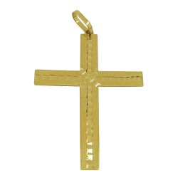 Crucifixo Grande em Ouro 18k 0,750 - J18400726 - RDJ Joias