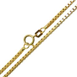 Corrente Veneziana Feminina Grossa de Ouro 18K com 45 cm - JC001328-5 - RDJ Joias