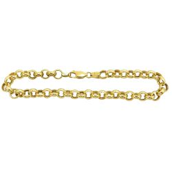 Pulseira em ouro 18k feminina Elo Português com 5.8mm - JP000126-5 - RDJ Joias