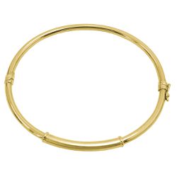 Bracelete em Ouro 18K Bicolor 19cm e Trava de Segurança - JPB0001215 - RDJ Joias