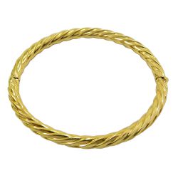 Bracelete em Ouro 18k Fio Torcido - JPB000629-2 - RDJ Joias