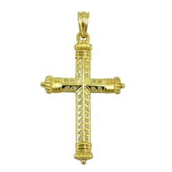 Crucifixo de Ouro 18K 0750 Grande - JPGR0001210-2 - RDJ Joias
