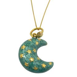 Pingente em ouro 18k Grande Lua com Estrelas - JPGR000623-5 - RDJ Joias