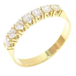 Anel de compromisso de Ouro 18K 750 com Diamantes - 0100022063 - RDJ Joias