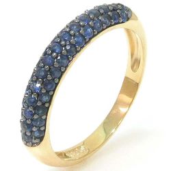 Anel em ouro com Safira Azul - 0100562502 - RDJ Joias