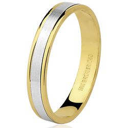 Aliança Bodas de Ouro com Preço Baixo 6,2g largura 3,5mm - 7501574000 - RDJ Joias