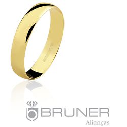 Aliança de Casamento de Ouro 18K Preço Baixo - 7503052000 - RDJ Joias