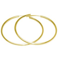 Argola Feminina Africana em Ouro - J01800237 - RDJ Joias