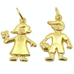 Pingente Menino de ouro - J03100700 - RDJ Joias