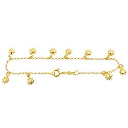 Pulseira de ouro Infantil Sol Baby - J05800044 - RDJ Joias