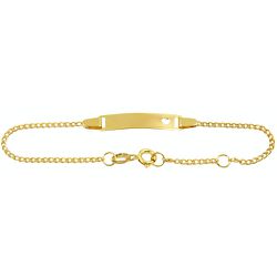 Pulseira Infantil em ouro 18k Baby - J06400133 - RDJ Joias