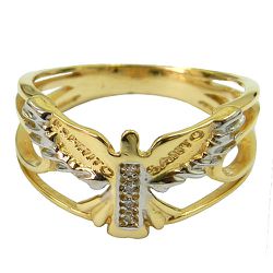 Anel Espírito Santo em Ouro 18K - J17600254 - RDJ Joias