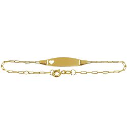 Pulseirinha de Ouro para Recém-nascido Cartier com Chapinha - J06400158 - RDJ Joias