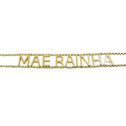 Pulseira Mae Rainha em Ouro 18K - JPR000929-0 - RDJ Joias