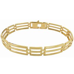 Pulseira Ouro18k 750 Masculina Feche Gaveta 16g 9.2mm - J0610174317-9 - RDJ Joias