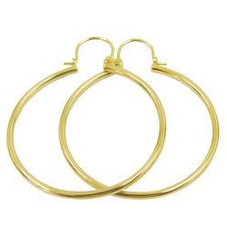 Argola Feminina Africana Ouro 18K - J01800622 - RDJ Joias