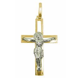 Pingente Crucifixo de Ouro com Cristo 37.0x18.0mm - J03100894 - RDJ Joias