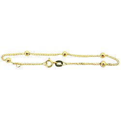 Pulseira Baby Grume de bolinha em ouro 18K - J00300039 - RDJ Joias