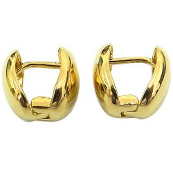 Brinco Click em Ouro 18K Liso - J01500360 - RDJ Joias