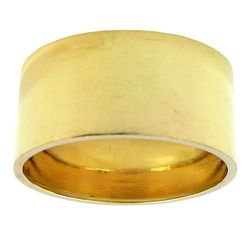 Anel Largo em Ouro 18k (0,750) Polido - J02700435 - RDJ Joias