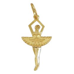 Pingente de Bailarina em Ouro 18K (0,750) - J03100177 - RDJ Joias