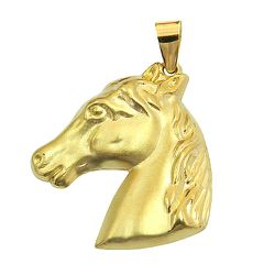 Pingente Cabeça de Cavalo em Ouro 18K - J03100657 - RDJ Joias