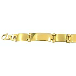 Pulseira Masculina de Ouro 18K 21cm - J0610174323-2 - RDJ Joias