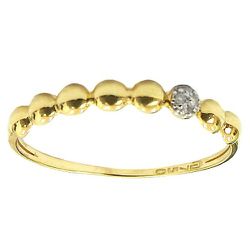 Anel Feminino de Ouro 18K cravejado com 4 Brilhantes - J06103665 - RDJ Joias