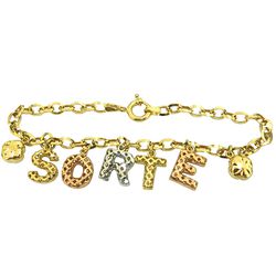 Pulseira Sorte em Ouro 18K - J06103902 - RDJ Joias