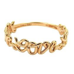 Anel de Falange Love em Ouro Rosê 18K - J06104015 - RDJ Joias