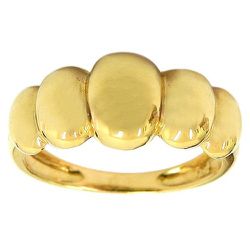 Anel Feminino em Ouro 18K Degraus Polido 4.3g - J06201767 - RDJ Joias