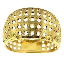 Anel Feminino em Ouro 18K Polido e Fosco - J10801599 - RDJ Joias