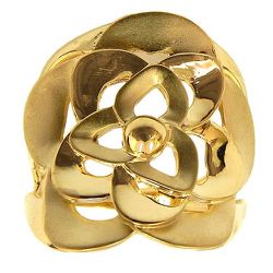 Anel de Flor Fabricado em Ouro 18K - J12701889 - RDJ Joias