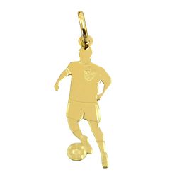 Pingente Jogador de Futebol em Ouro 18K - J14500389 - RDJ Joias