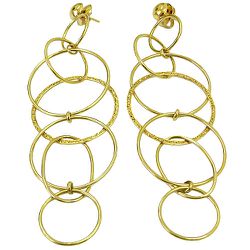 Maxi Brinco em Ouro 18K com Brilhantes - JBR0001224-2 - RDJ Joias