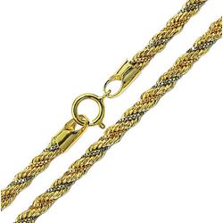 Corrente Feminina de Ouro 18K Modelo Trancilin 45cm - JC001525-5 - RDJ Joias