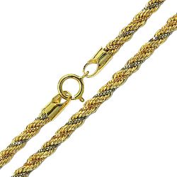 Cordão Trancilin Feminino de Ouro 18K 45cm - JC001527-1 - RDJ Joias