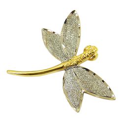 Pingente de Libélula em Ouro 18K Grande - JPGR000543 - RDJ Joias