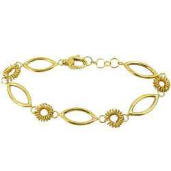 Pulseira Feminina em Ouro 18K Design Italiano - JPR000429 - RDJ Joias