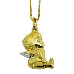 Pingente em Ouro 18k Anjo - JPGR000722-7 - RDJ Joias