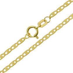 Corrente de Ouro 18k Piastrine 50cm 1.4mm - JC048005922-4 - RDJ Joias