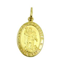 Medalha em Ouro 18k Santo Expedito - J03100532 - RDJ Joias