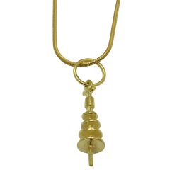 Pingente em Ouro 18k dos Orixás: Oxum, Oxalá 1,7g 30mm - JPGR0080021-7 - RDJ Joias