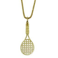 Pingente em Ouro 18K Raquete de Tênis 0.6g 33.0mm - J10800816 - RDJ Joias
